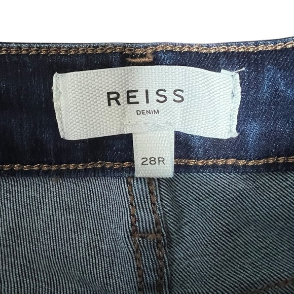REISS Lux Mid Rise Skinny Jeans Indigo Blue 28 Regular Excellent $158 - Picture 8 of 9
